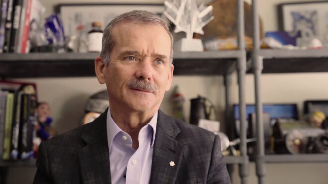 CMDR. Chris Hadfield receives the Idries Shah Foundation award for human achievement - youtube