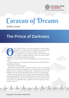 The Prince of Darkness from Caravan of Dreams