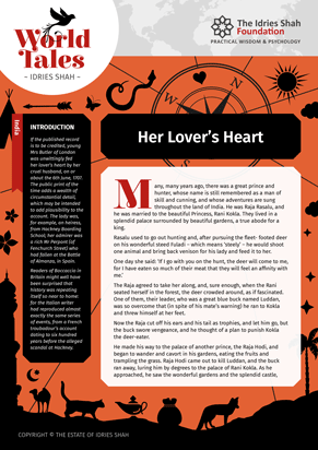 Her Lover’s Heart from World Tales