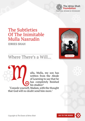 Where There’s a Will... from The Subtleties of the Inimitable Mulla Nasrudin