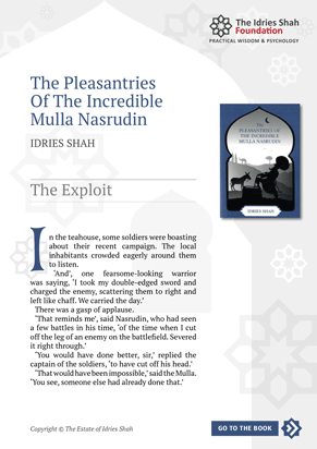 The Exploit from The Pleasantries of the Incredible Mulla Nasrudin