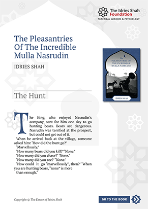 The Hunt from The Pleasantries of the Incredible Mulla Nasrudin