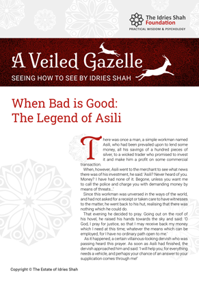When Bad is Good: The Legend of Asili from A Veiled Gazelle