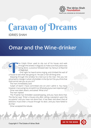 Omar and the Wine-drinker from Caravan of Dreams