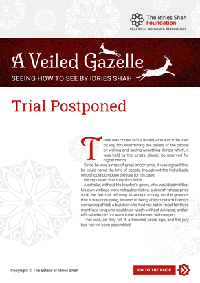 Trial Postponed from A Veiled Gazelle