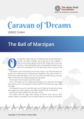 The Ball of Marzipan from Caravan of Dreams