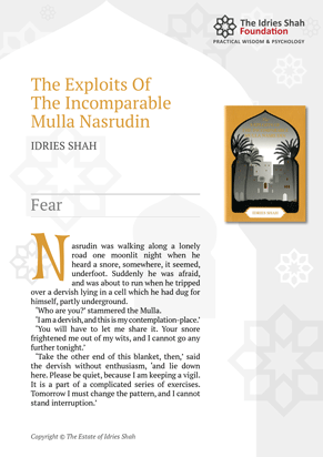 Fear from The Exploits of the Incomparable Mulla Nasrudin