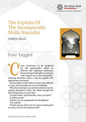 Four-Legged from The Exploits of the Incomparable Mulla Nasrudin