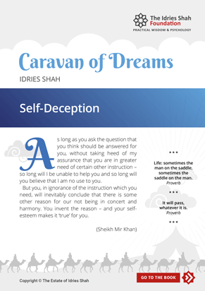Self-Deception from Caravan of Dreams
