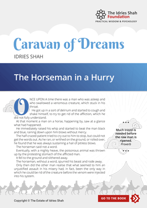 The Horseman in a Hurry from Caravan of Dreams