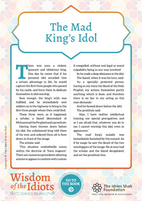 The Mad King’s Idol from Wisdom of the Idiots