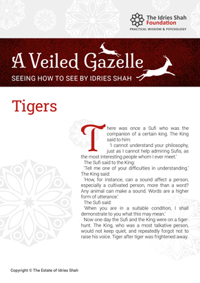 Tigers from A Veiled Gazelle