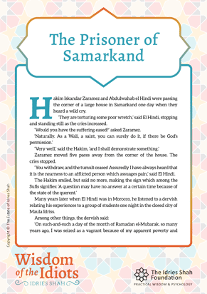 The Prisoner of Samarkand from Wisdom of the Idiots