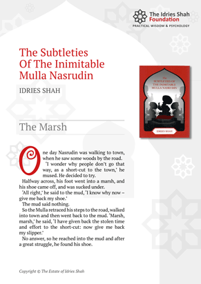 The Marsh from The Subtleties of the Inimitable Mulla Nasrudin