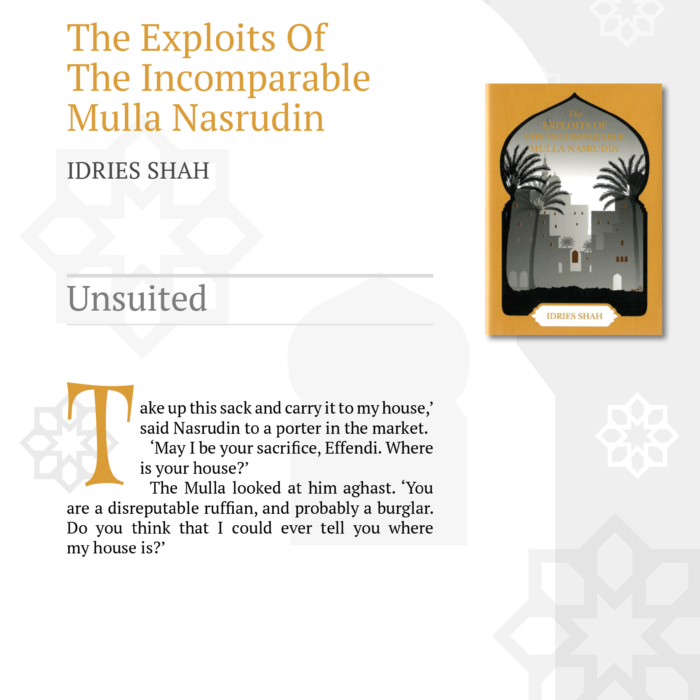 Unsuited from The Exploits of the Incomparable Mulla Nasrudin
