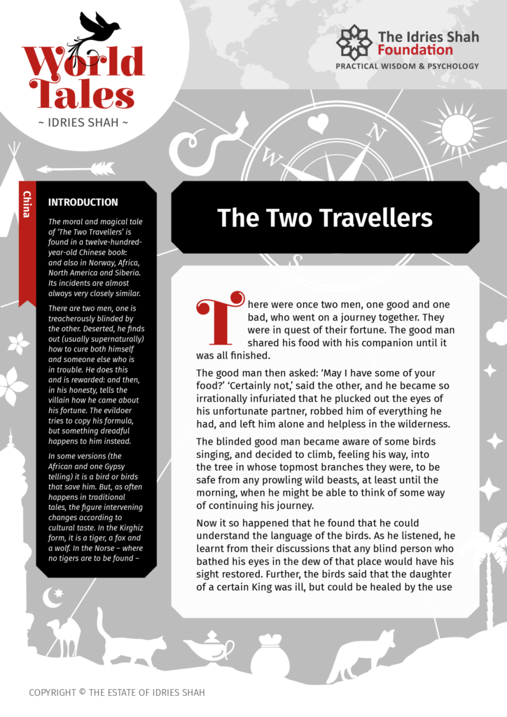 The Two Travellers from World Tales