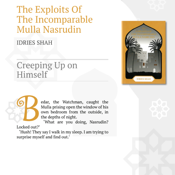 Creeping Up on Himself from The Exploits of the Incomparable Mulla Nasrudin