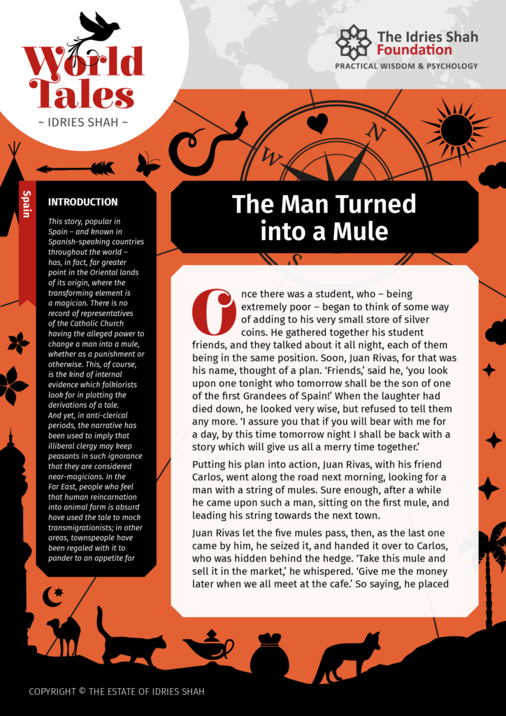 The Man Turned into a Mule from World Tales