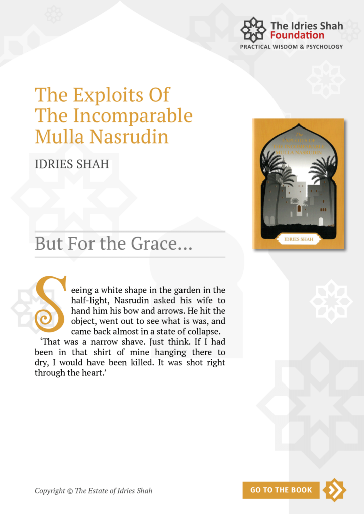 But For the Grace… from The Exploits of the Incomparable Mulla Nasrudin