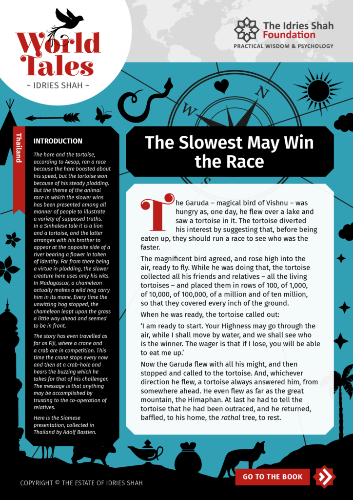 The Slowest May Win the Race from World Tales