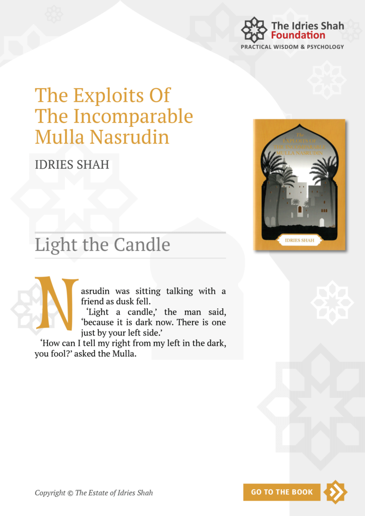 Light the Candle from The Exploits of the Incomparable Mulla Nasrudin