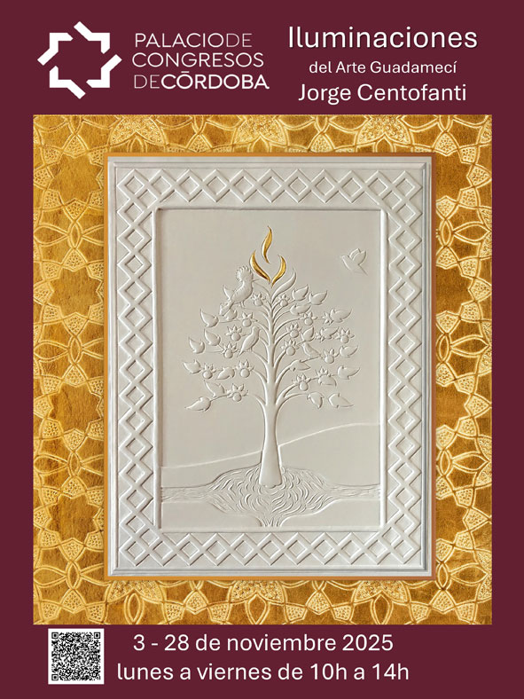 Exhibition Poster of Guadameci Leather Art by Jorge Centofanti
