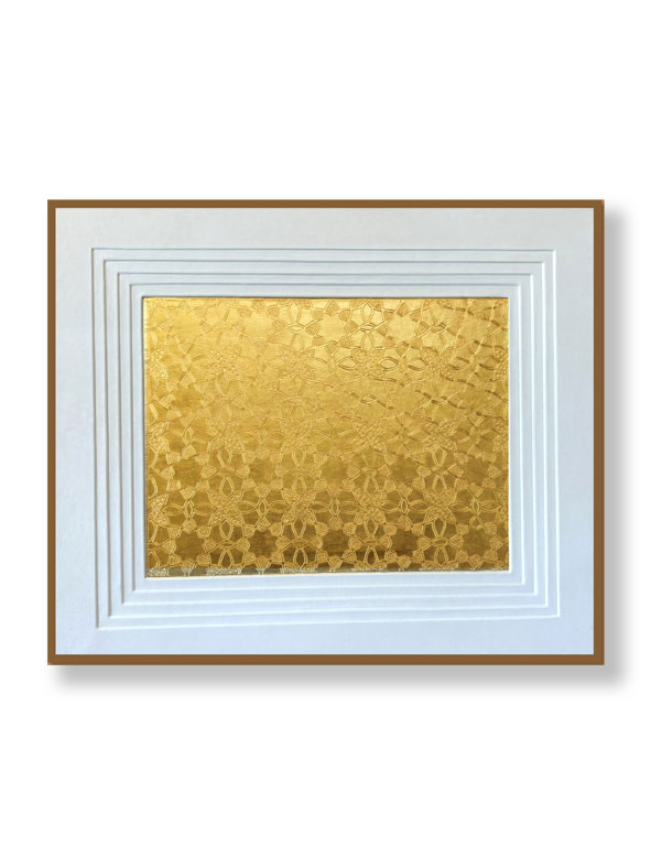 Gold Background Pointed Stars by Jorge Centofanti